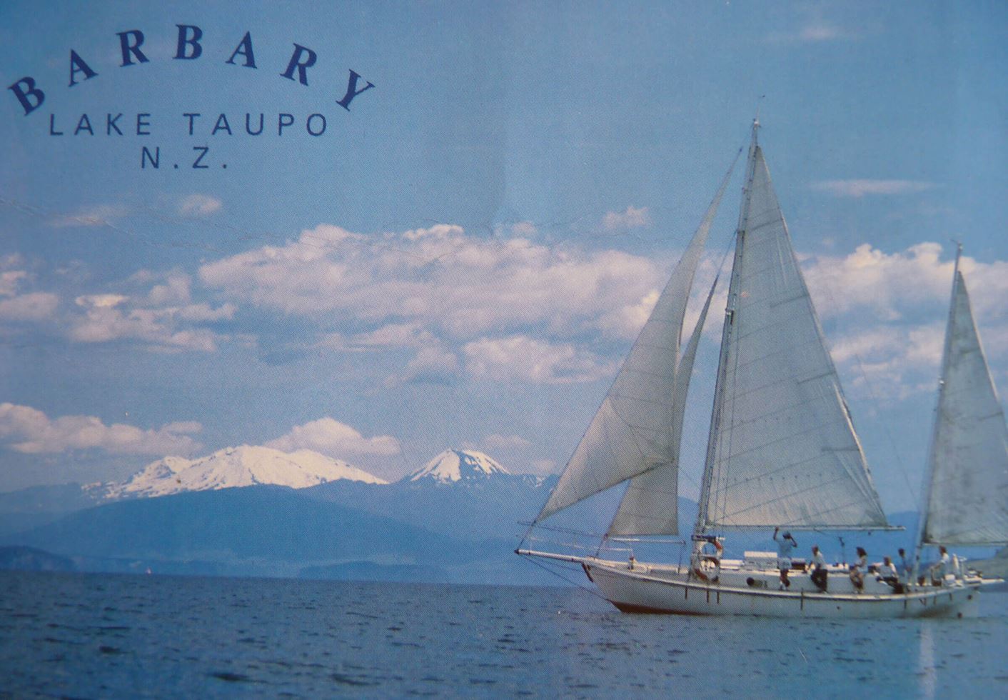 Heritage Sail Barbary Lake Taupo Yacht Cruise